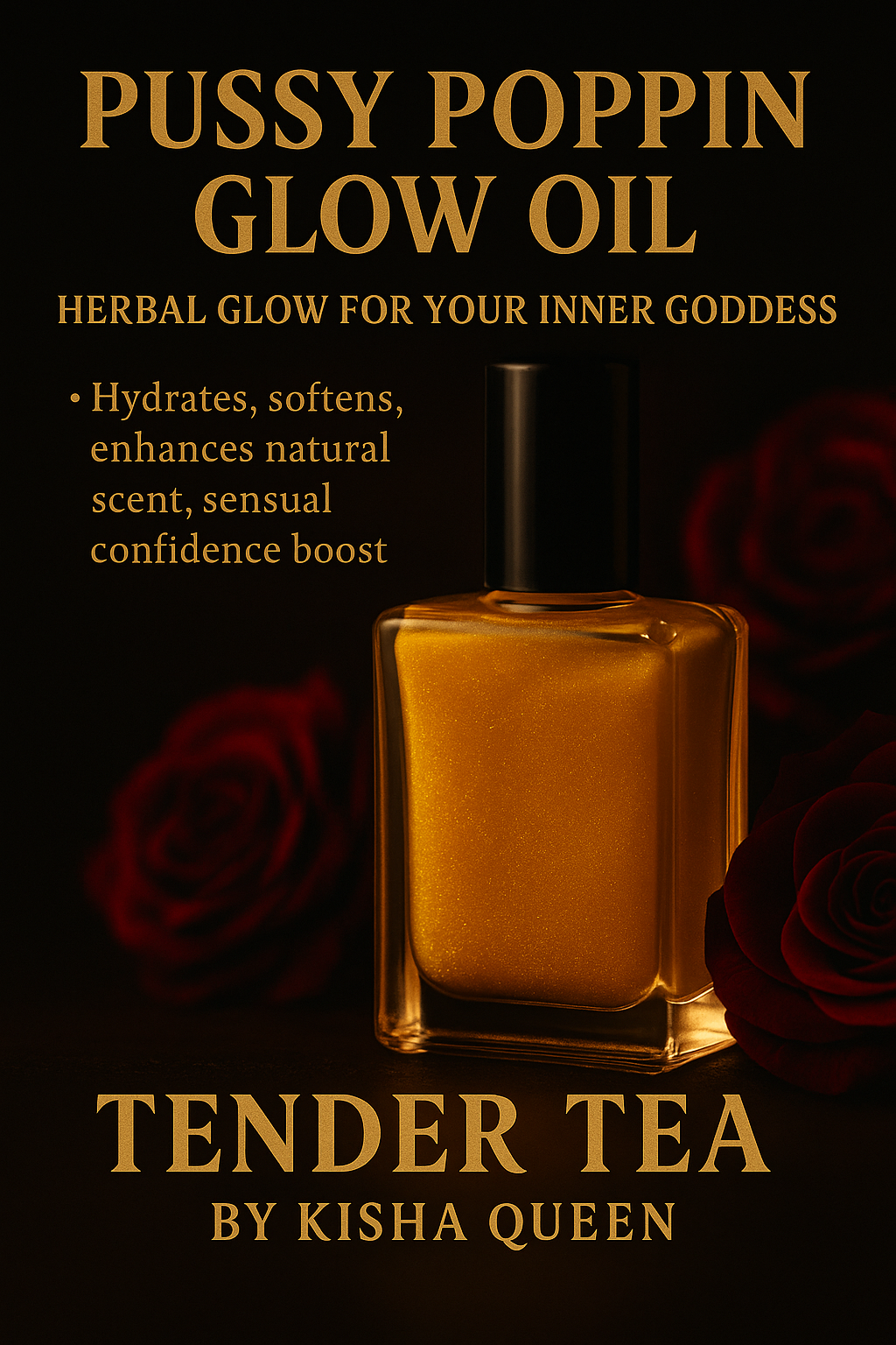 Pussy Poppin Glow Oil- Luxury Feminine Glow Oil